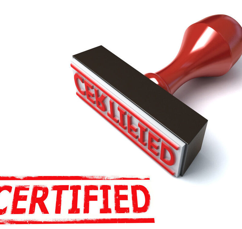 certification